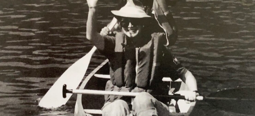 Joan Schoshinski on the Potomac River